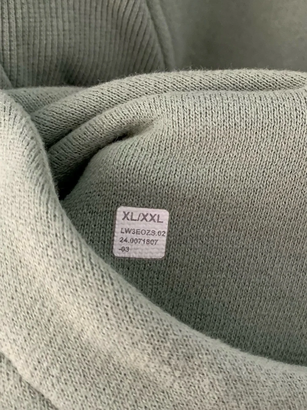 Lululemon XL / XXL Scuba Oversized Full Zip Hoodie Jacket Sweatshirt Green